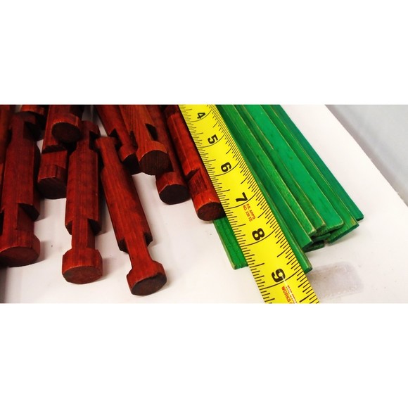 Large Lot of Lincoln Logs 400 Plus pcs. Playskool 7lbs. Worth - Picture 15 of 16